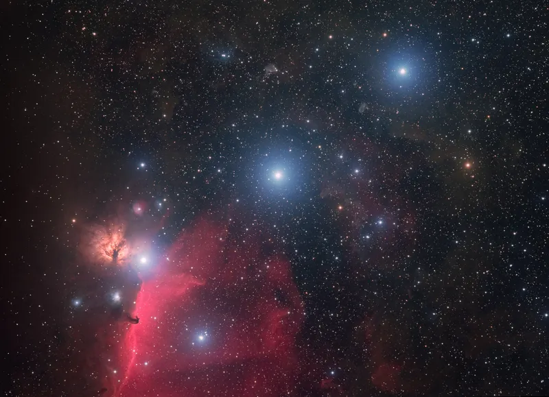 Die drei Gürtelsterne des Orion